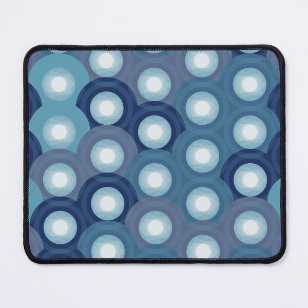 Item preview, Retro Overlapping Circles Abstract Pattern 002 designed and sold by TexSta.