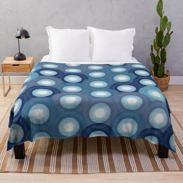 Item preview, Retro Overlapping Circles Abstract Pattern 002 designed and sold by TexSta.