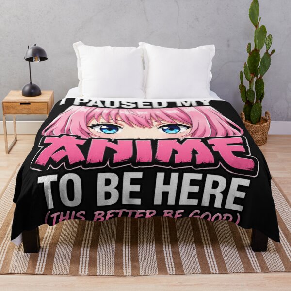 Item preview, "I Paused My Anime To Be Here" designed and sold by INKRebelGraphic.
