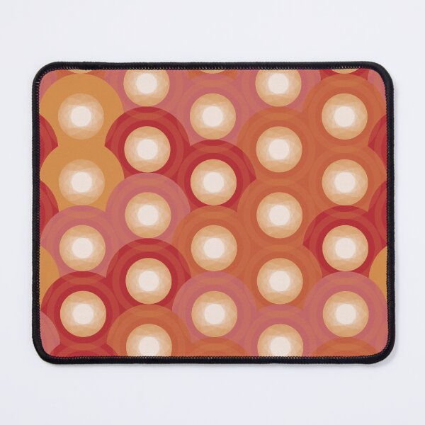Item preview, Retro Overlapping Circles Abstract Pattern 003 designed and sold by TexSta.
