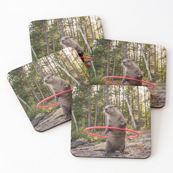 Item preview, River Otter Masters the Hula Hoop designed and sold by Tridentulus.