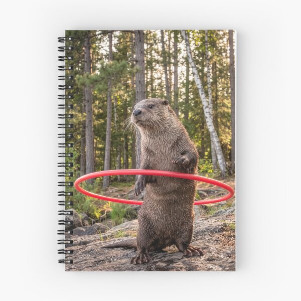 Item preview, River Otter Masters the Hula Hoop designed and sold by Tridentulus.
