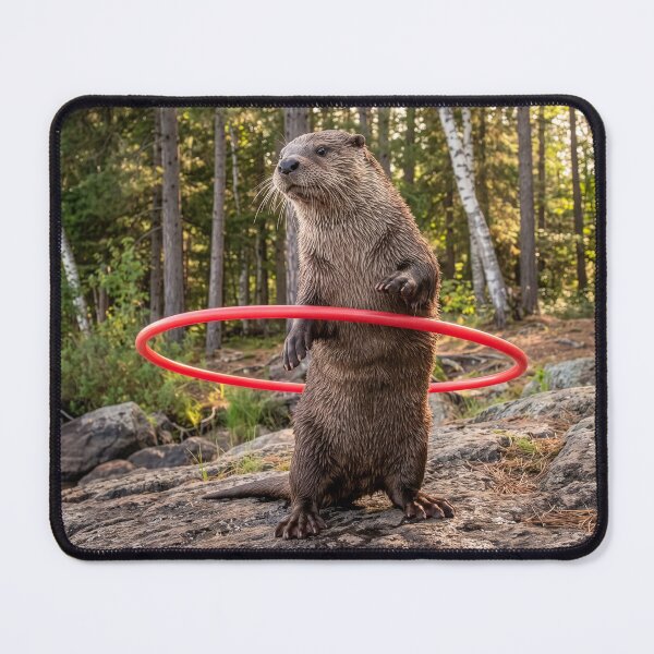 Item preview, River Otter Masters the Hula Hoop designed and sold by Tridentulus.