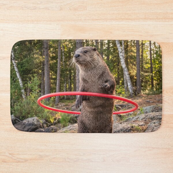 Item preview, River Otter Masters the Hula Hoop designed and sold by Tridentulus.