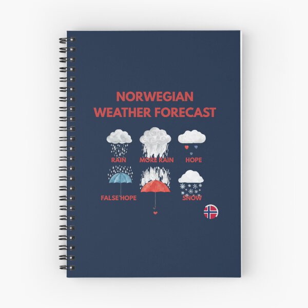 Item preview, Officially Unofficial Norway: Norwegian Weather Forecast designed and sold by Artmugic.