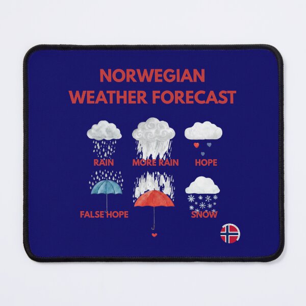 Item preview, Officially Unofficial Norway: Norwegian Weather Forecast designed and sold by Artmugic.