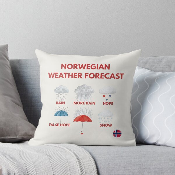Item preview, Officially Unofficial Norway: Norwegian Weather Forecast designed and sold by Artmugic.