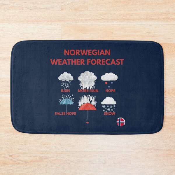 Item preview, Officially Unofficial Norway: Norwegian Weather Forecast designed and sold by Artmugic.