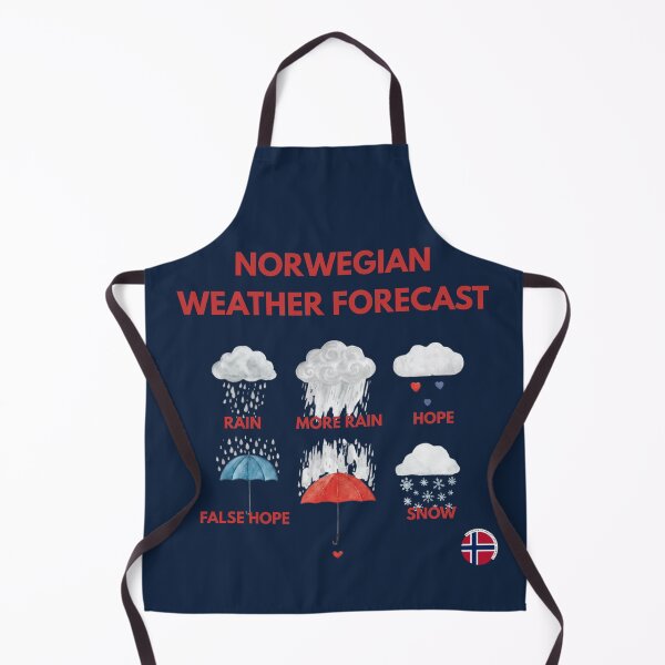 Item preview, Officially Unofficial Norway: Norwegian Weather Forecast designed and sold by Artmugic.
