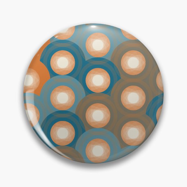 Item preview, Retro Overlapping Circles Abstract Pattern 004 designed and sold by TexSta.