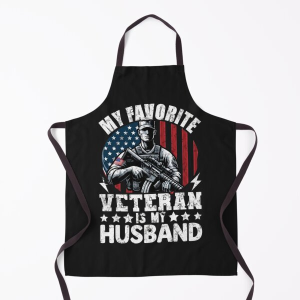 Item preview, My Favorite Veteran Is My Husband - Military Wife Pride designed and sold by yanderedev.