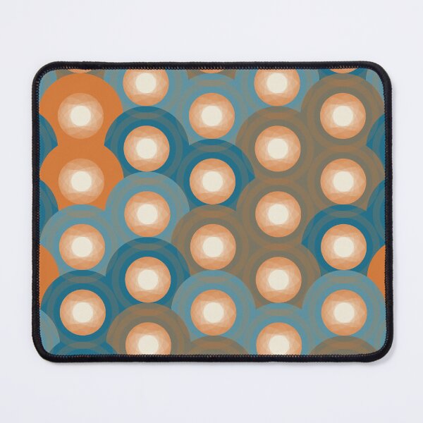Item preview, Retro Overlapping Circles Abstract Pattern 004 designed and sold by TexSta.