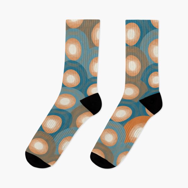 Item preview, Retro Overlapping Circles Abstract Pattern 004 designed and sold by TexSta.
