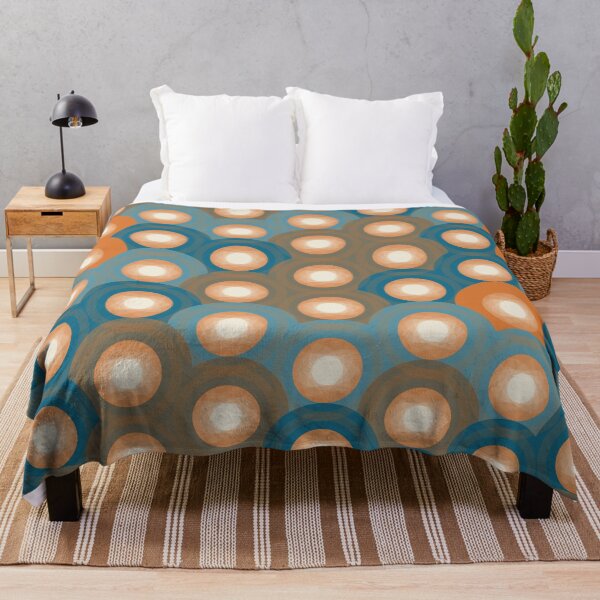 Item preview, Retro Overlapping Circles Abstract Pattern 004 designed and sold by TexSta.