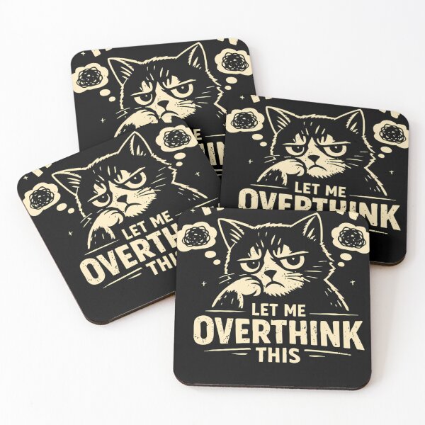 Item preview, Overthink Cat designed and sold by MysticGothics.