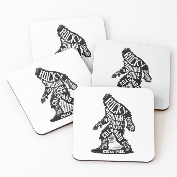 Item preview, Bigfoot Label of Rocky Mountain National Park  designed and sold by John Morris Illustration.