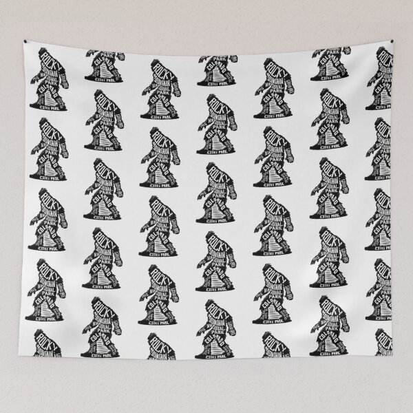 Item preview, Bigfoot Label of Rocky Mountain National Park  designed and sold by John Morris Illustration.