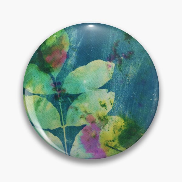 Item preview, Blue Botanical Leaves Cyanotype by Nicole Giger designed and sold by NicoleGiger.Studio.