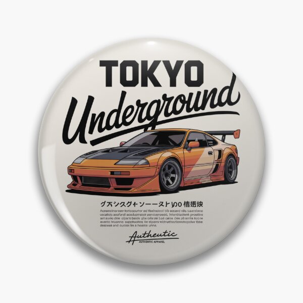 Item preview, Tokyo Underground JDM Streetwear Graphic | Japanese Drift Car Vintage Racing Aesthetic T-Shirt & Sticker designed and sold by limos.