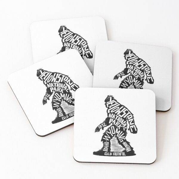 Item preview, Bigfoot Label of Yellowstone National Park  designed and sold by John Morris Illustration.