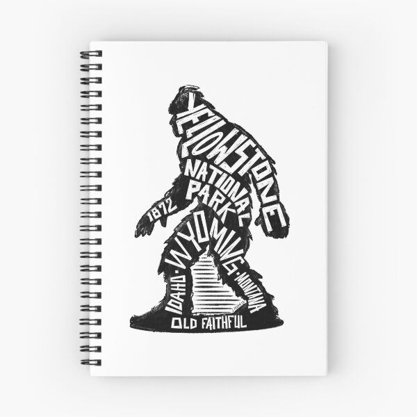 Item preview, Bigfoot Label of Yellowstone National Park  designed and sold by John Morris Illustration.