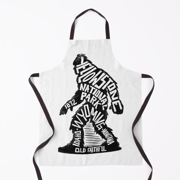 Item preview, Bigfoot Label of Yellowstone National Park designed and sold by John Morris Illustration.