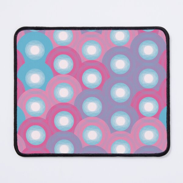 Item preview, Retro Overlapping Circles Abstract Pattern 005 designed and sold by TexSta.