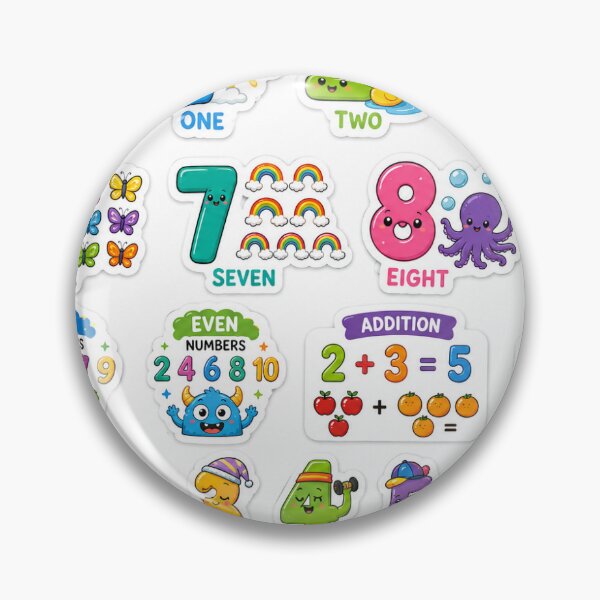 Item preview, Kids Math Numbers 0-10 Educational Learning Poster designed and sold by DKSH1234.