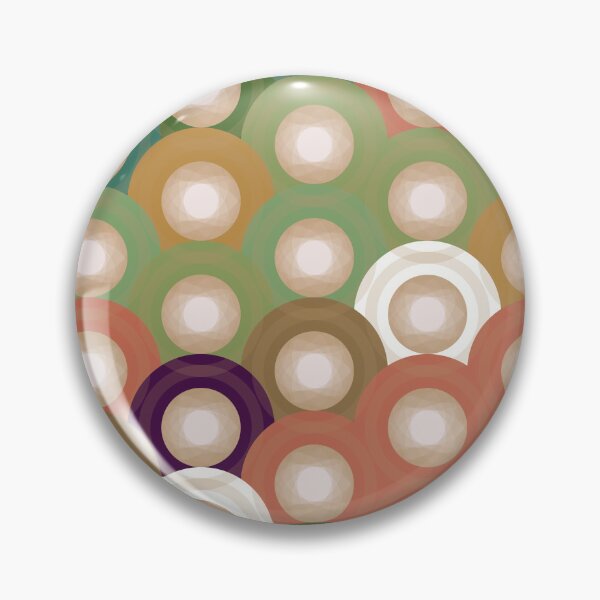 Item preview, Retro Overlapping Circles Abstract Pattern 006 designed and sold by TexSta.