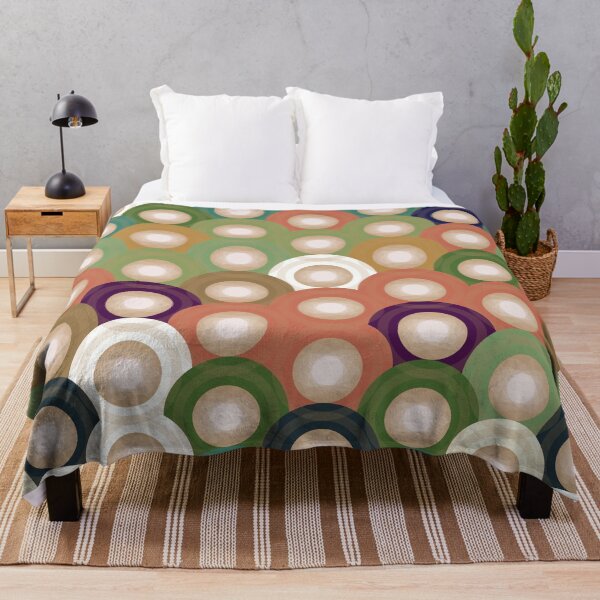 Item preview, Retro Overlapping Circles Abstract Pattern 006 designed and sold by TexSta.