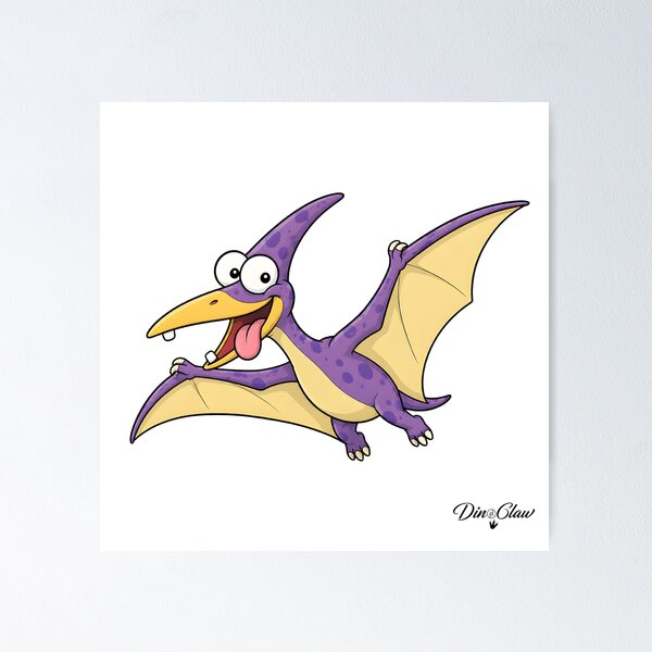 Item preview, DinoClaw Pteranodon - Soaring Prehistoric Flyer Art designed and sold by Phun-Designs.