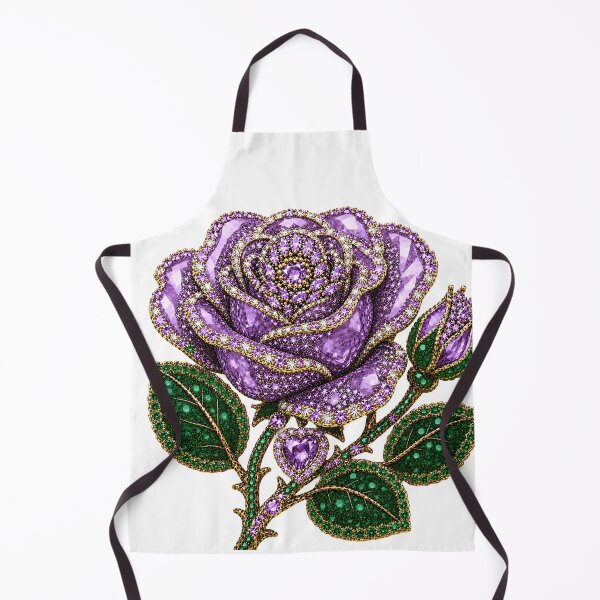 Item preview, CRYSTAL PURPLE ROSE JEWEL designed and sold by wordspixies.
