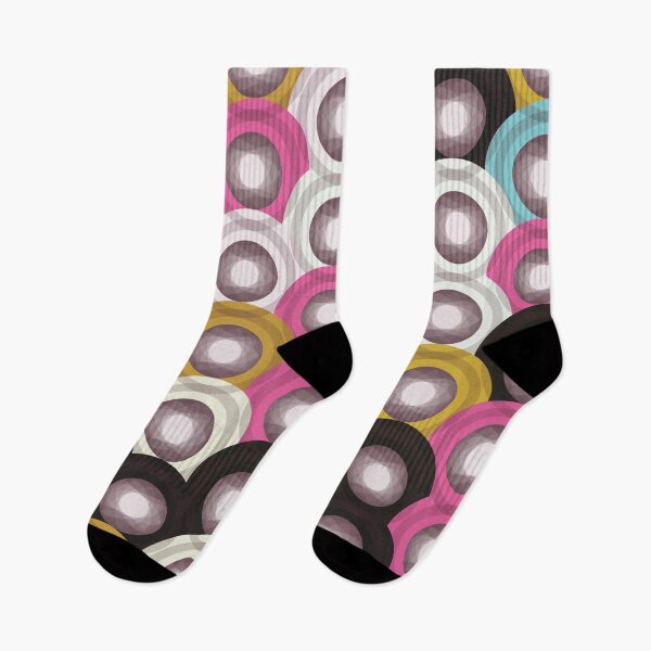 Item preview, Retro Overlapping Circles Abstract Pattern 007 designed and sold by TexSta.
