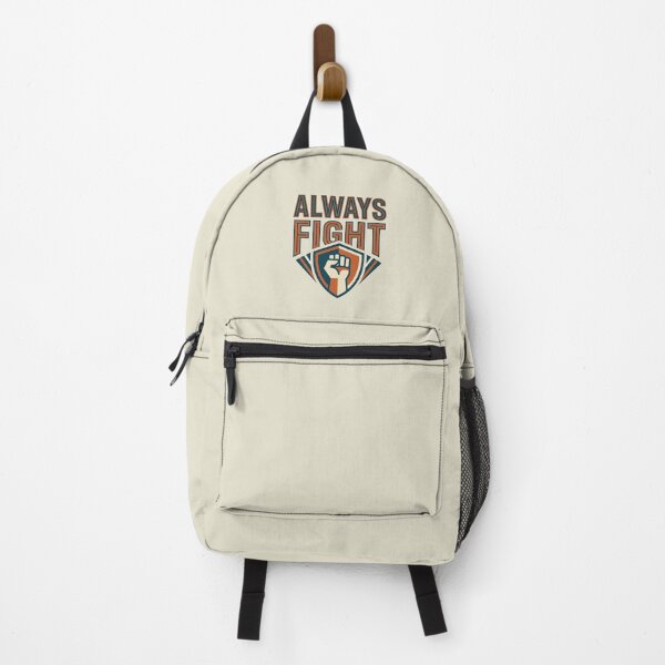 Item preview, Always Fight Motivational Fitness Raised Fist Power Shield Graphic designed and sold by KiwiRider.