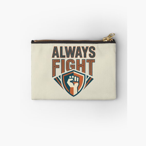 Item preview, Always Fight Motivational Fitness Raised Fist Power Shield Graphic designed and sold by KiwiRider.