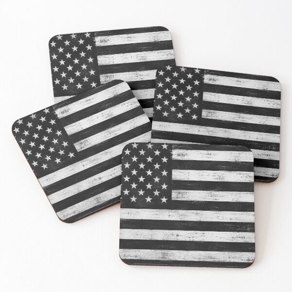 Item preview, Distressed Black & White American Flag | Grunge USA Texture designed and sold by GSizzle1.