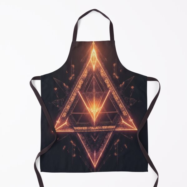 Item preview, A mystical, luminous, geometric triangular structure unfolds. designed and sold by Mianku | Für das Leben.
