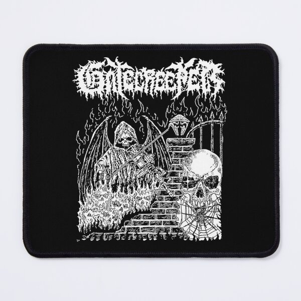 Item preview, Grim Reaper Gun Flaming Wall Poster designed and sold by Beni-s.