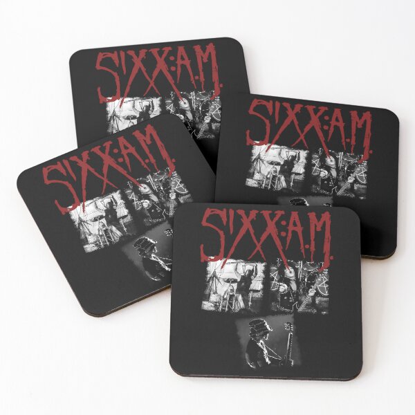Item preview, Sixx A.M. Hard Rock Band Black And White designed and sold by lleeroy.