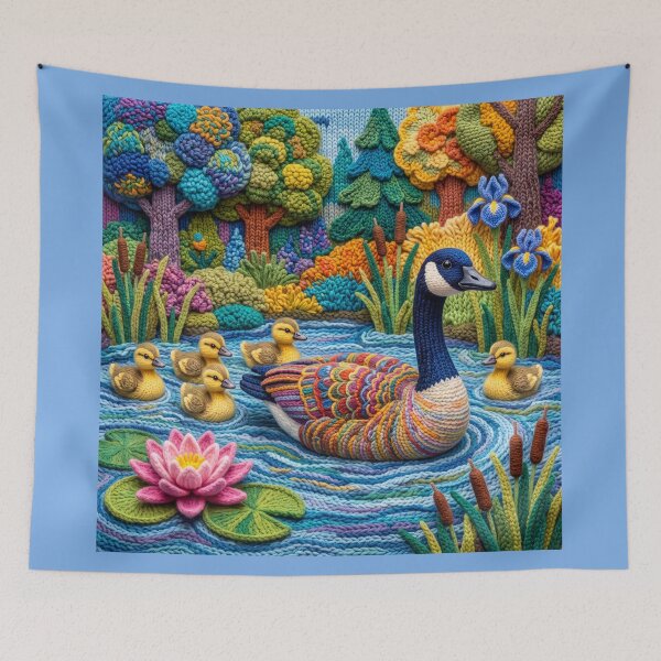 Item preview, Yarn Goose with Her Yarn Goslings designed and sold by Tridentulus.