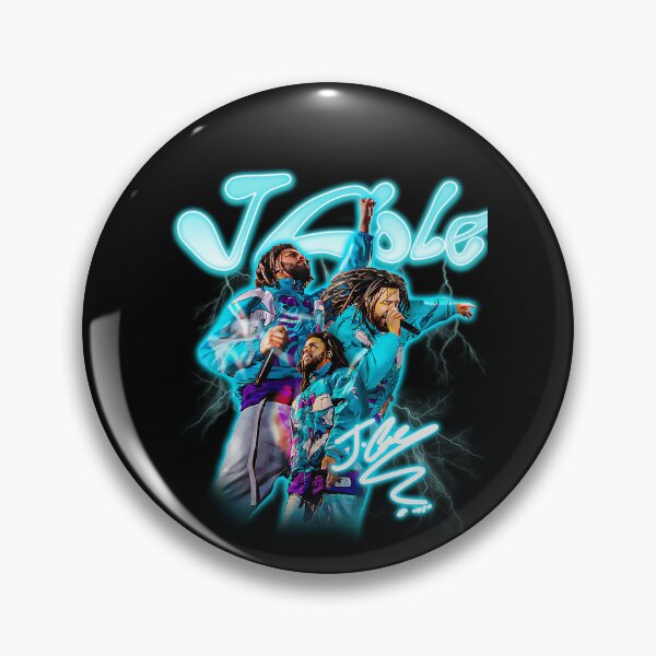 Item preview, J Cole Concert Collage With Blue Neon designed and sold by lleeroy.