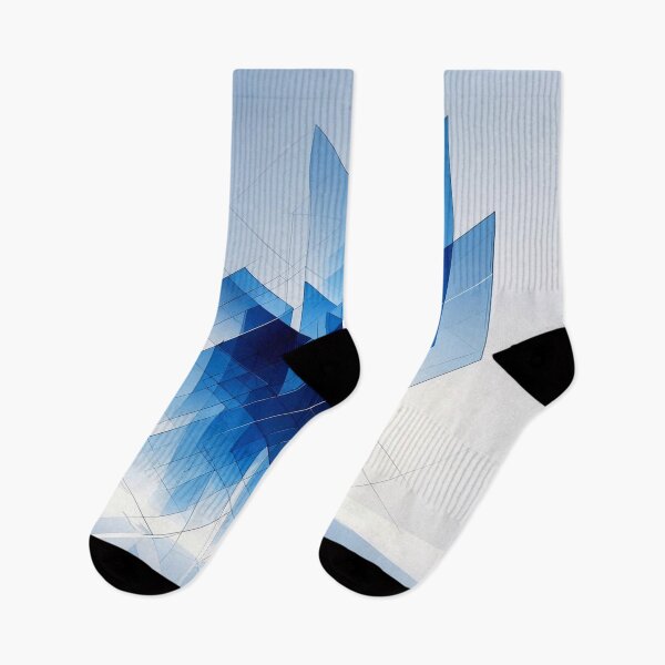 Item preview, Abstract Blue Geometric Digital Art | Modern Tech Minimalist Design designed and sold by semenol.