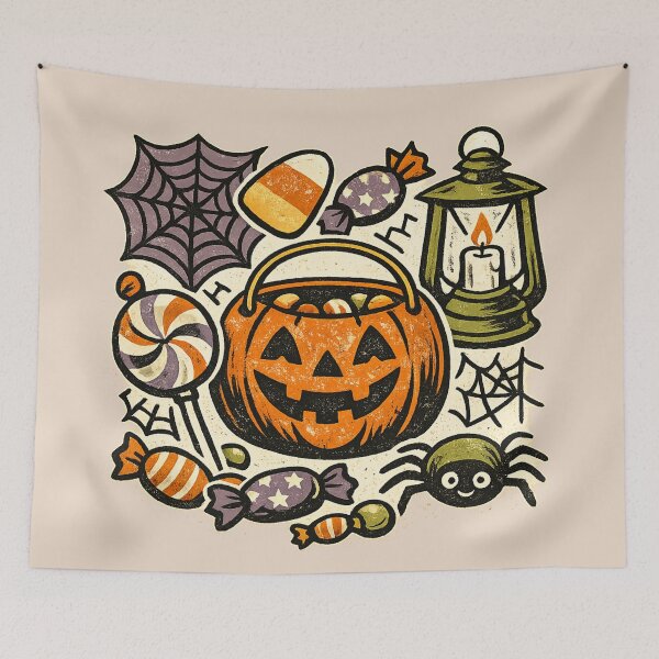 Item preview, Vintage Halloween Trick-or-Treat Candy Collection designed and sold by Myra365Art.