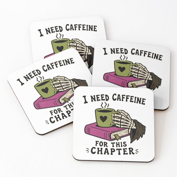 Item preview, I Need Caffeine for This Chapter designed and sold by LuloCreative.