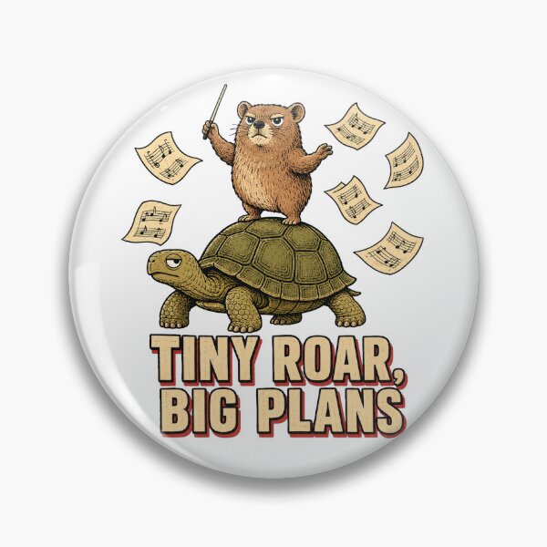 Item preview, Tiny Roar Big Plans Turtle designed and sold by Sandydesign.