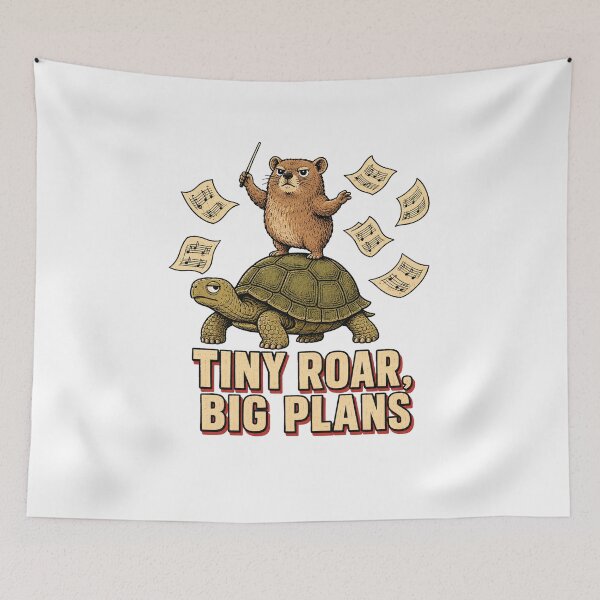 Item preview, Tiny Roar Big Plans Turtle designed and sold by Sandydesign.