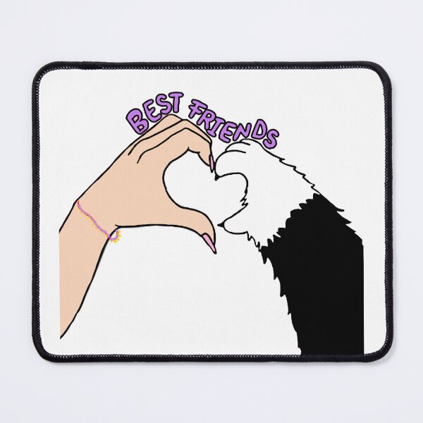 Item preview, Best Friends - Hand and Paw Heart designed and sold by BunnySoftArt.