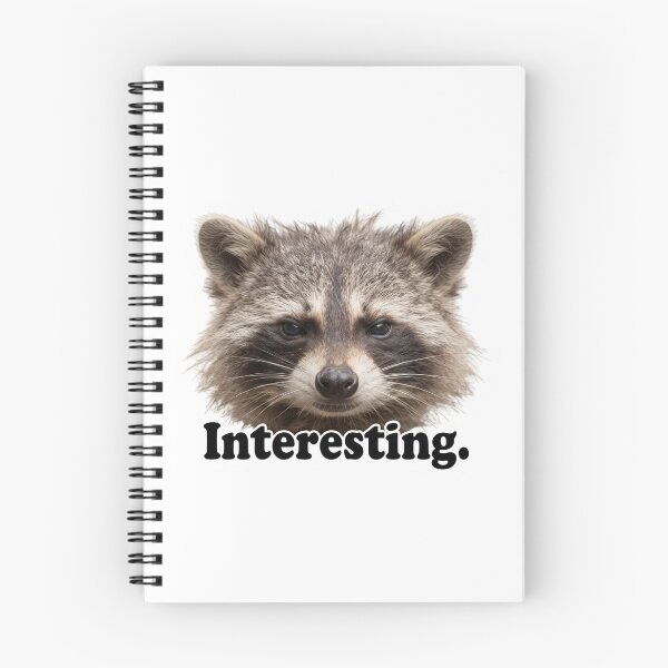 Item preview, Interesting Raccoon Meme designed and sold by redblink store.