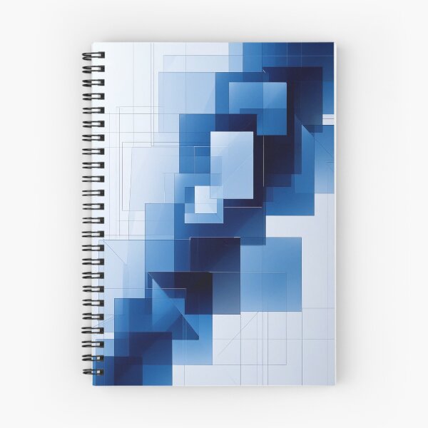 Item preview, Minimalist Blue Geometric Abstract | Contemporary Digital Artwork designed and sold by semenol.