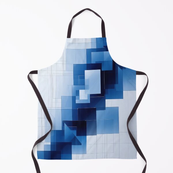 Item preview, Minimalist Blue Geometric Abstract | Contemporary Digital Artwork designed and sold by semenol.